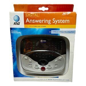 AT&T Digital Answering Machine 1722 Time and Day Stamp New